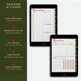 The Amalfi 90-Day Reset Digital Planner