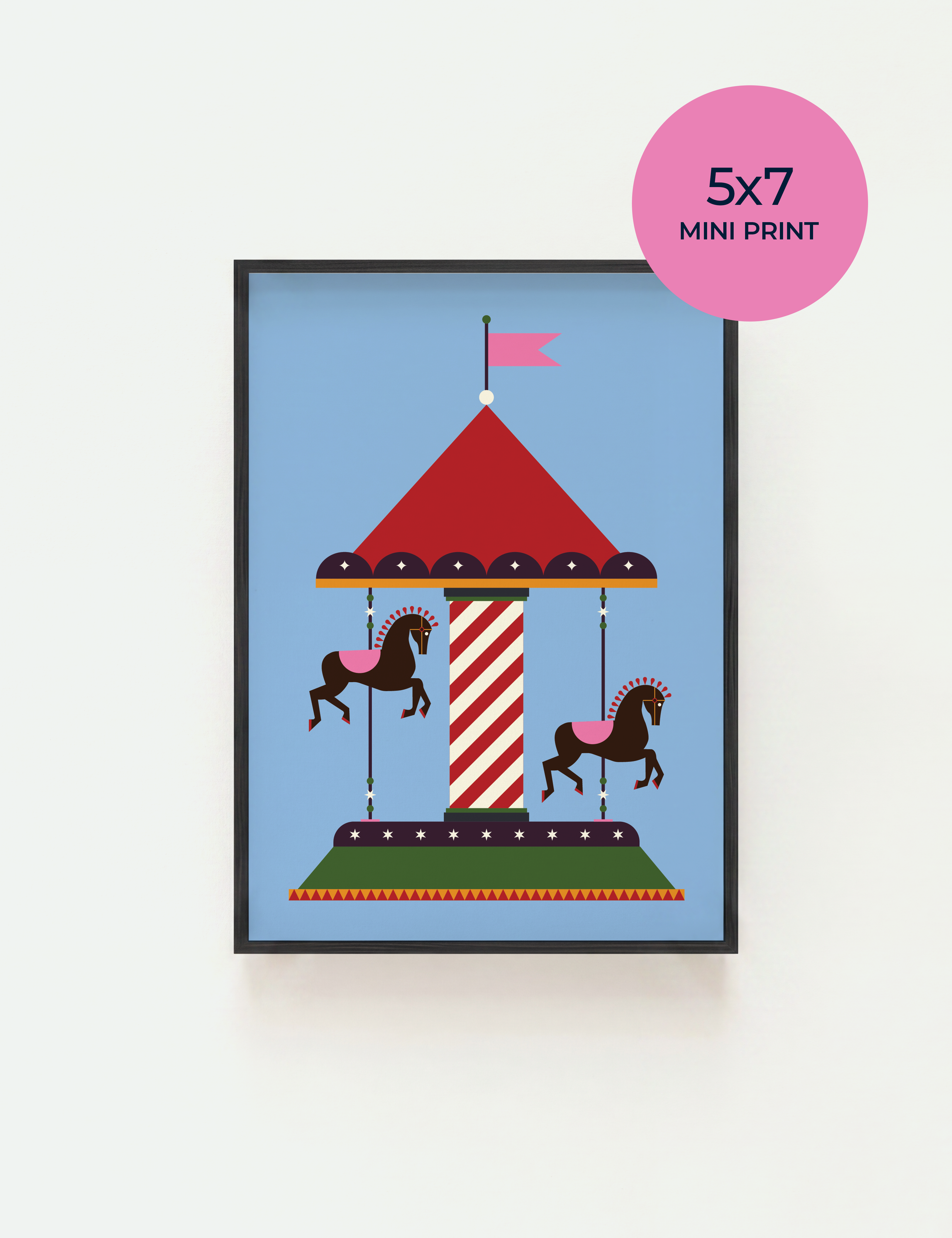 "Just One More Ride!" Art Print