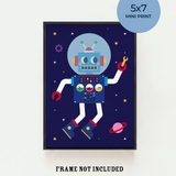 Personalized Space Adventure Art Print Set — Set of 3
